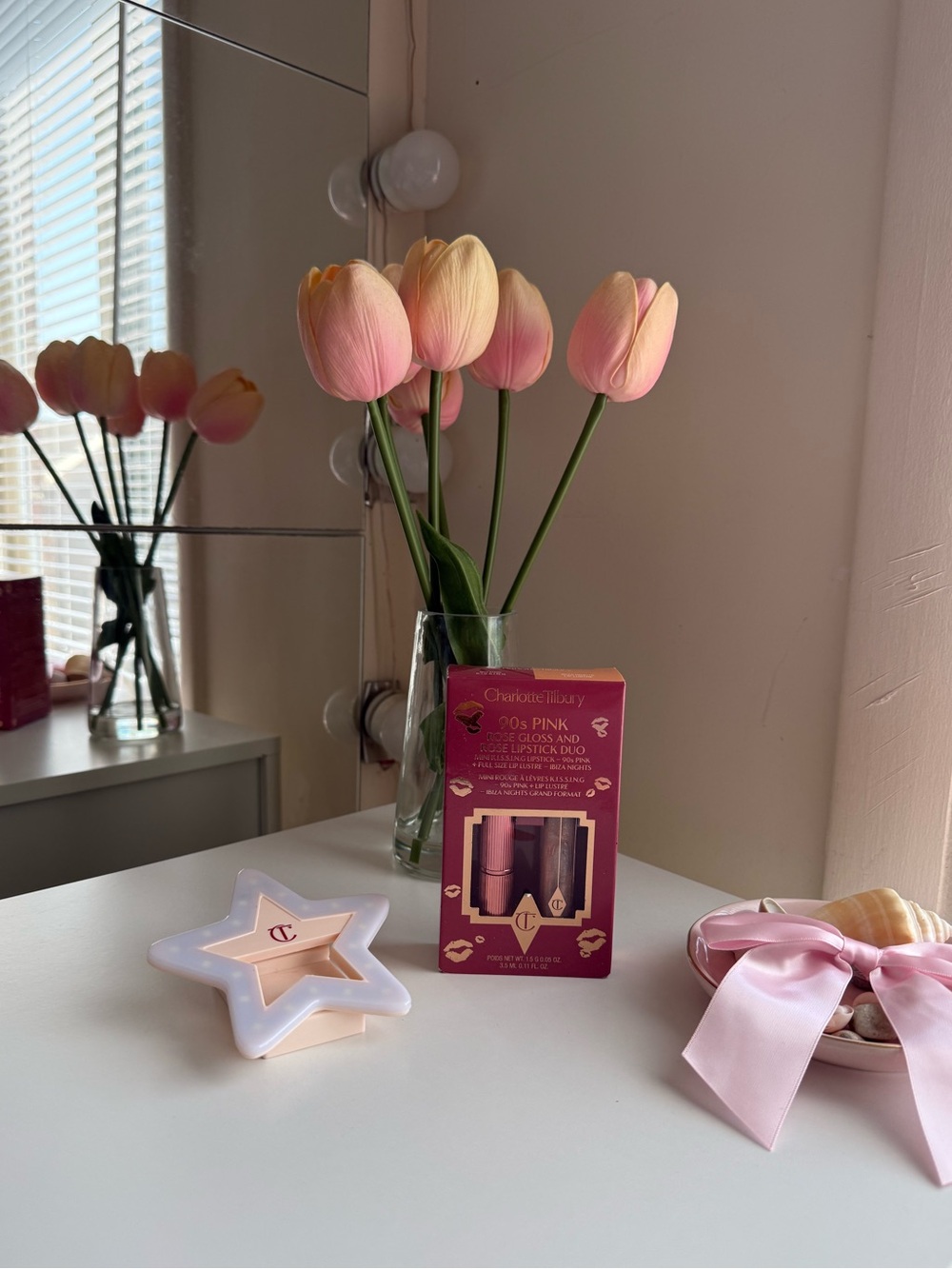 Charlotte Tilbury lipstick and gloss set